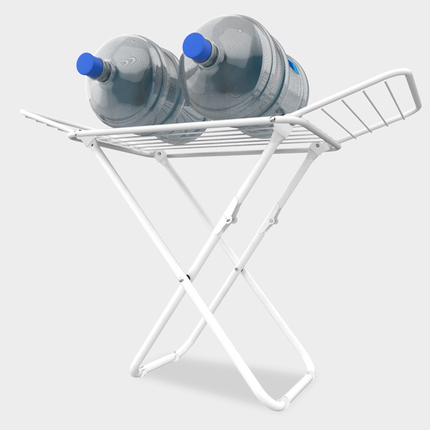 Floor Standing Clothes Drying Rack Laundry Foldable Indoor Garment Drying Rack