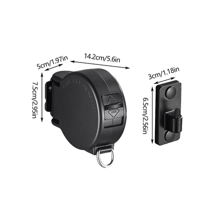 Retractable Invisible Clothesline Belt Hanger No Drill Adjustable Space Saving