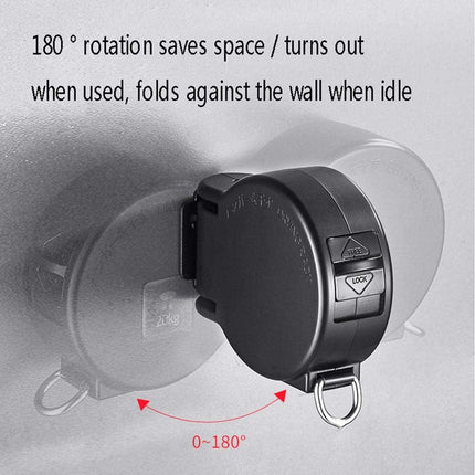 Retractable Invisible Clothesline Belt Hanger No Drill Adjustable Space Saving