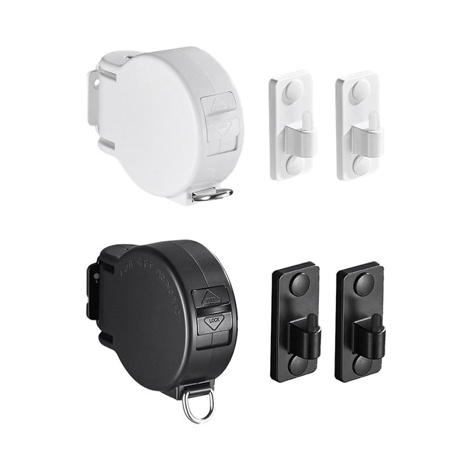 Retractable Invisible Clothesline Belt Hanger No Drill Adjustable Space Saving