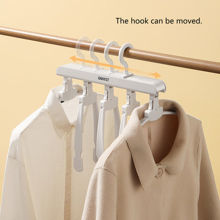 Foldable Multi Function Clothes Hanger Space Saving Non Slip For Coats Shirts