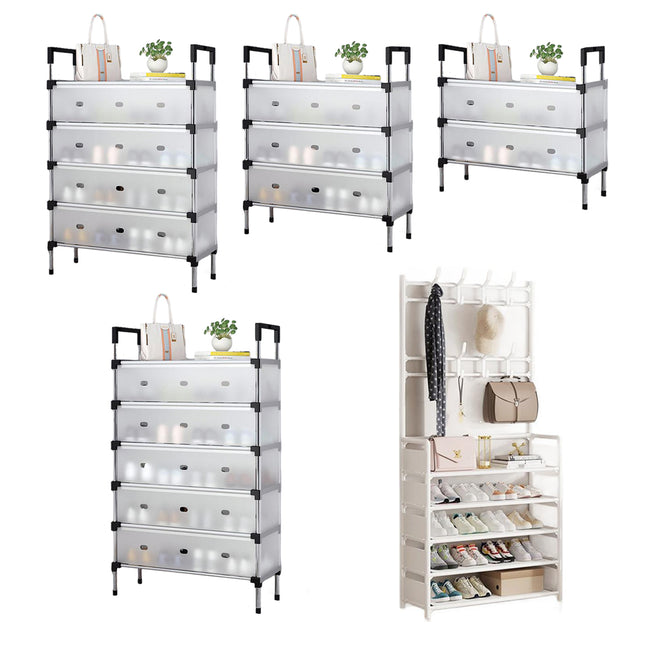Multifunctional Dustproof Shoe Rack For Entryway Hallway Bedroom Space Saving