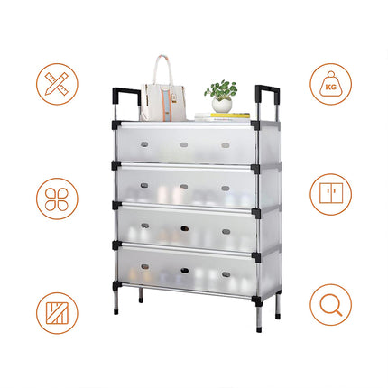 Multifunctional Dustproof Shoe Rack For Entryway Hallway Bedroom Space Saving