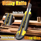 Utility Knife Pack/Box Cutter Snap Off Knife Blades Long Last Hand Craft Tool Au - Aimall