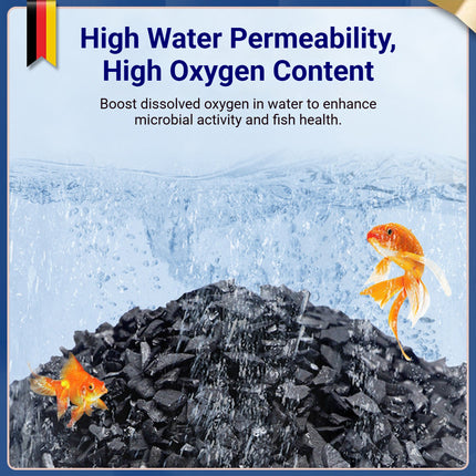 Aquarium Coconut Shell Activated Carbon 450g Filter Media Remove Yellow Water