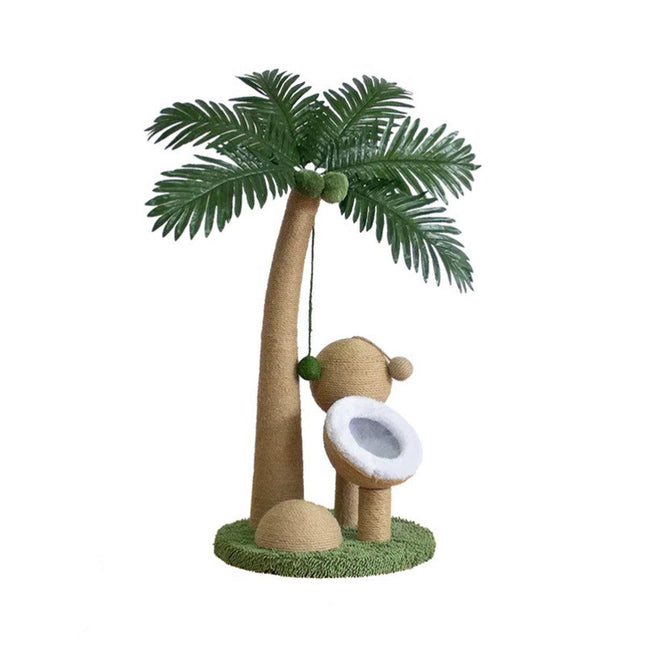 Coconut Cat Scratching Post Cat Climbing Frame Kitten Tree Scratcher Activity