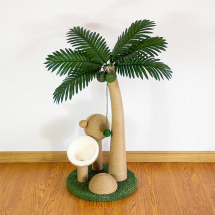 Coconut Cat Scratching Post Cat Climbing Frame Kitten Tree Scratcher Activity