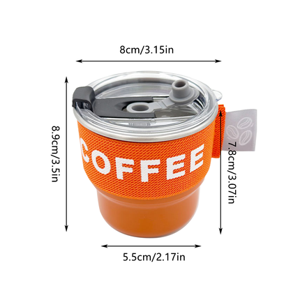 Stainless Steel Heat Resistant Outdoor Coffee Mug for Camping Home Daily Use