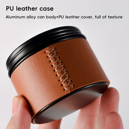 2PCS Luxury Mini Coffee Bean Storage Jar Airtight Sealed Portable Easy to Use