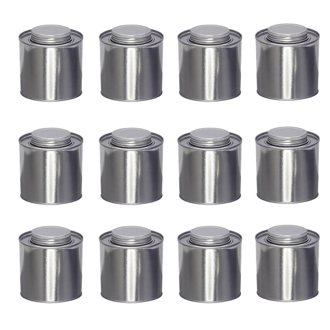 12PCS Coffee Bean Storage Tins 125g Capacity Airtight for Pantry Kitchen Use