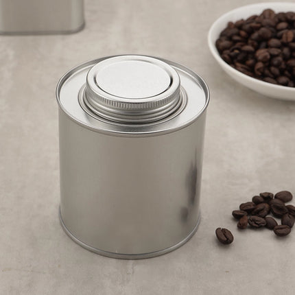 12PCS Coffee Bean Storage Tins 125g Capacity Airtight for Pantry Kitchen Use