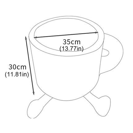 Cat Bed Coffee Cup Shape Cartoon Pet Bed Soft Nest Small Pets Sleeping Indoor