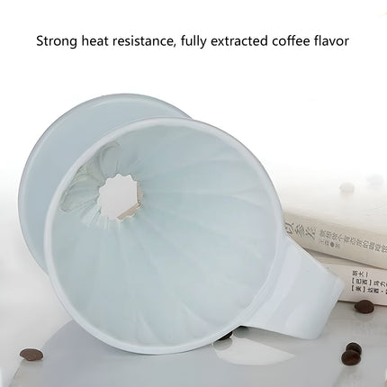 Ceramic Coffee Dripper for Pour Over Coffee Dripper Reusable Heat Resistant