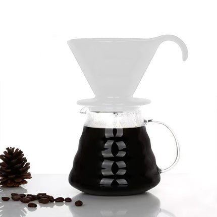 Ceramic Coffee Dripper for Pour Over Coffee Dripper Reusable Heat Resistant