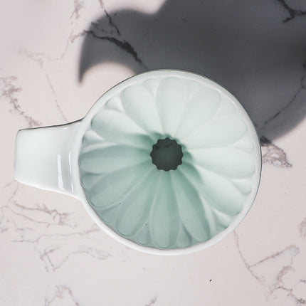 Ceramic Coffee Dripper for Pour Over Coffee Dripper Reusable Heat Resistant
