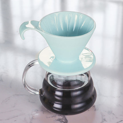 Ceramic Coffee Dripper for Pour Over Coffee Dripper Reusable Heat Resistant