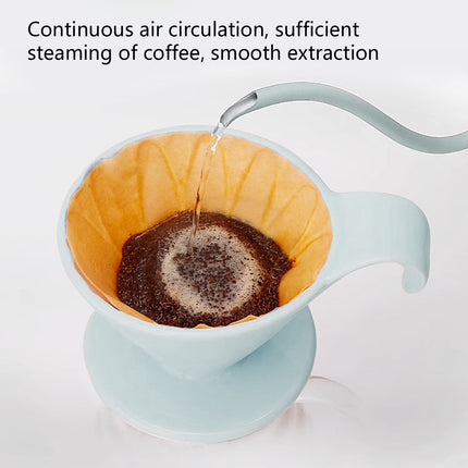 Ceramic Coffee Dripper for Pour Over Coffee Dripper Reusable Heat Resistant