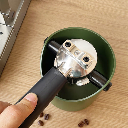 2PCS Coffee Knock Box 580ml Coffee Knock Bin Angled Design Anti Slip Durable ABS
