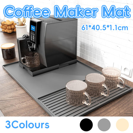 Coffee Maker Mat Set Non Slip Silicone Pads Espresso Maker Countertop Protection