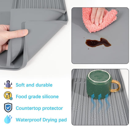 Coffee Maker Mat Set Non Slip Silicone Pads Espresso Maker Countertop Protection