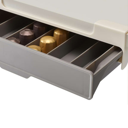 2PCS Coffee Pod Drawer Holder Organizer Large Capacity for K Cup Pods Storage