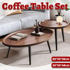 2 Pack Coffee Table Set End Table For Living Room Furniture Home Decorate