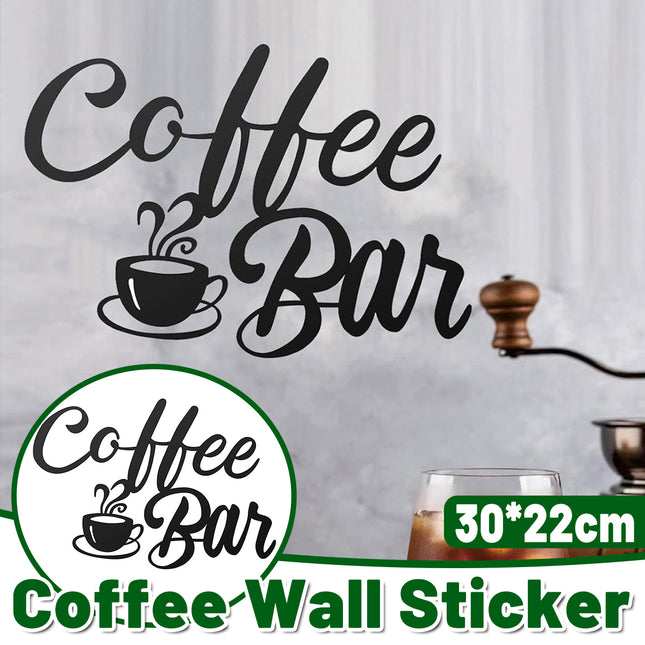 Bar Cafe Iron Wall Sticker Vintage Style Industrial Decor for Restaurant Cafe