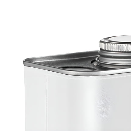 Airtight Coffee Canister Storage Jar Pour Valve Leather 9.6 x 7 x 9.3cm