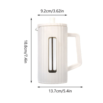 Home Milk Frother Manual Coffee Pot Filter Tea Pot Home Coffee Brewing Tool