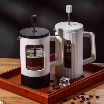 Home Milk Frother Manual Coffee Pot Filter Tea Pot Home Coffee Brewing Tool