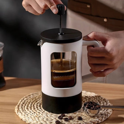 Home Milk Frother Manual Coffee Pot Filter Tea Pot Home Coffee Brewing Tool