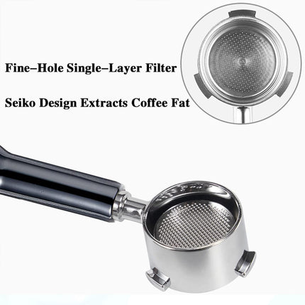 Wooden Handle Accessory Coffee Funnel Coffee Machine Handle Durable Food Grade