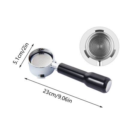 Wooden Handle Accessory Coffee Funnel Coffee Machine Handle Durable Food Grade