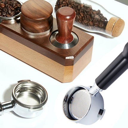 Wooden Handle Accessory Coffee Funnel Coffee Machine Handle Durable Food Grade