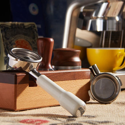 Wooden Handle Accessory Coffee Funnel Coffee Machine Handle Durable Food Grade