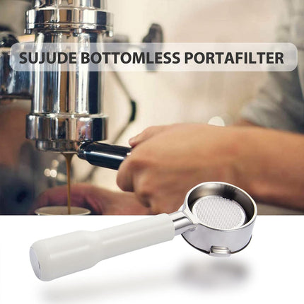 Wooden Handle Accessory Coffee Funnel Coffee Machine Handle Durable Food Grade