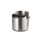 Round Small Household Stainless Steel Coffee Tapping Bucket Easy Clean Anti-Rust