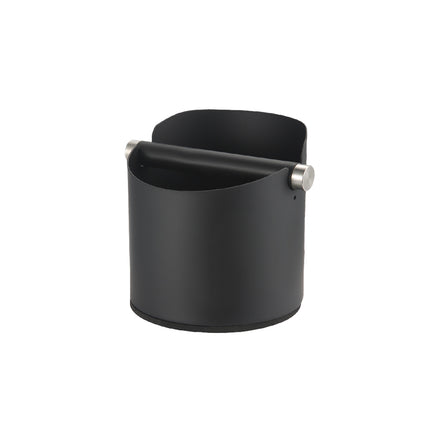 Round Small Household Stainless Steel Coffee Tapping Bucket Easy Clean Anti-Rust