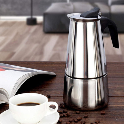 Portable Stainless Steel Coffee Pot Travel Coffee Maker Insulated Hot Beverage