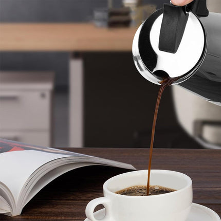 Portable Stainless Steel Coffee Pot Travel Coffee Maker Insulated Hot Beverage