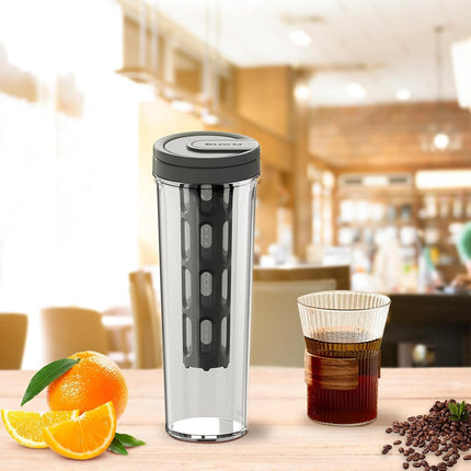 Large Capacity Coffee Cold Brew Pot with Filter 1000ml Clear Easy Clean Daily Use