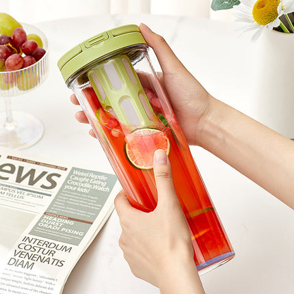 Large Capacity Coffee Cold Brew Pot with Filter 1000ml Clear Easy Clean Daily Use