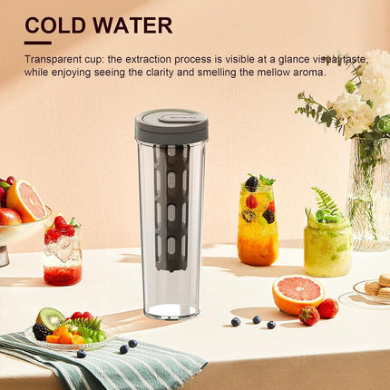 Large Capacity Coffee Cold Brew Pot with Filter 1000ml Clear Easy Clean Daily Use