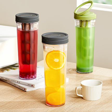 Large Capacity Coffee Cold Brew Pot with Filter 1000ml Clear Easy Clean Daily Use