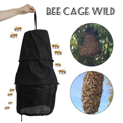 Bee Collecting Cage Bag Beekeeping Tool Mesh Cloth Net for Swarm Hive Catching