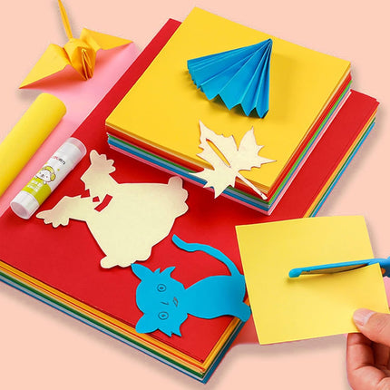 A4 80gsm Coloured Paper Multi Color Pack Printer Paper for Craft School Use