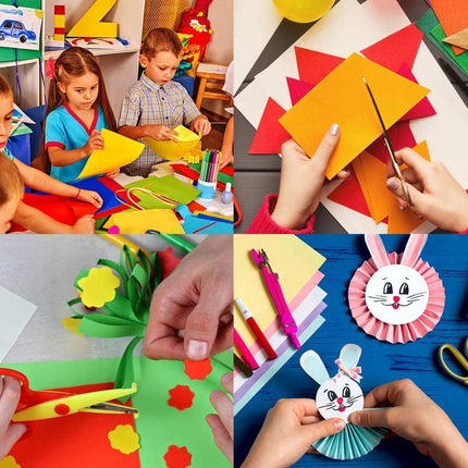 A4 80gsm Coloured Paper Multi Color Pack Printer Paper for Craft School Use