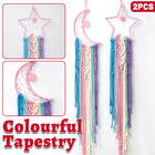 Woven Tapestry Dream Catcher Colourful Stars Moon Home Decor Hanging Cloth