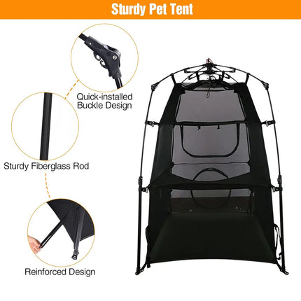 Foldable Breathable Cat Outdoor Tent Portable Game Toy Light for Cat Outings