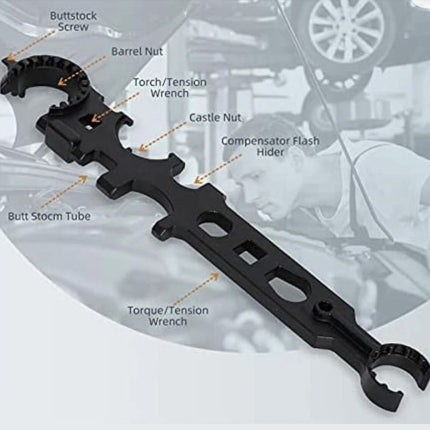 High Hardness Multi-Function Ratcheting Wrench Durable Alloy Steel Rust-Proof